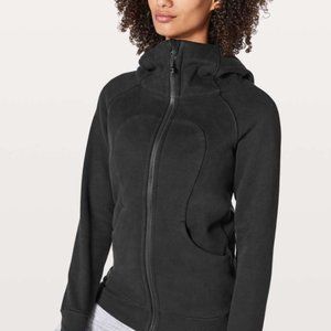 Lululemon washed black scuba hoodie size 4
